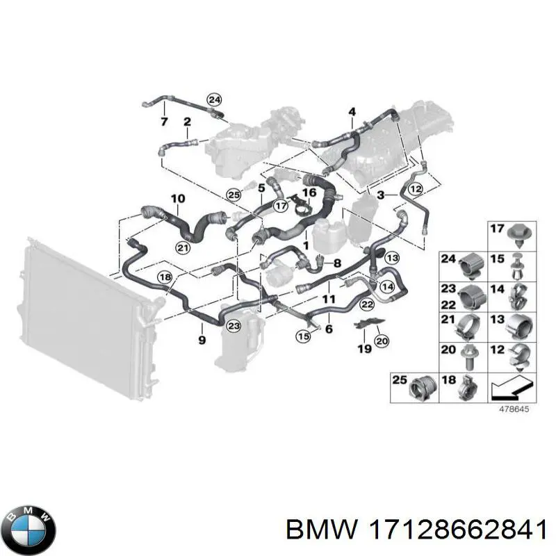 17128662841 BMW 