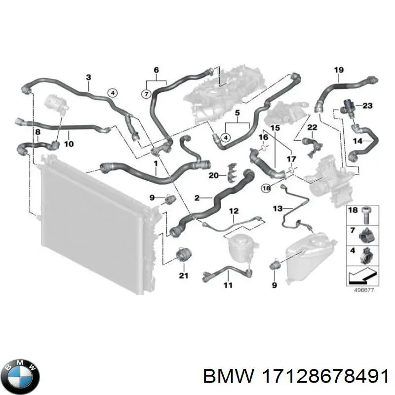  BMW 17128678491 ціна, від 59.55 USD