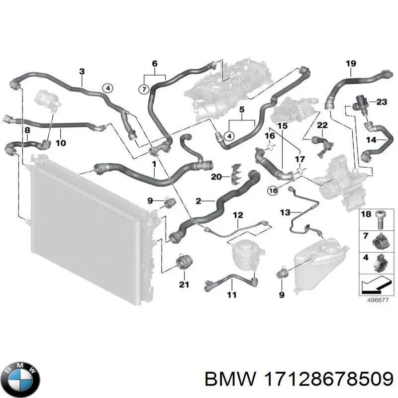  BMW 17128678509 ціна, від 60.37 USD