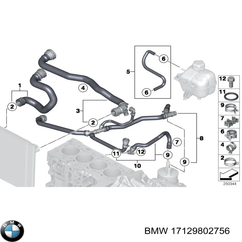  BMW 17129802756 ціна, від 98.73 USD