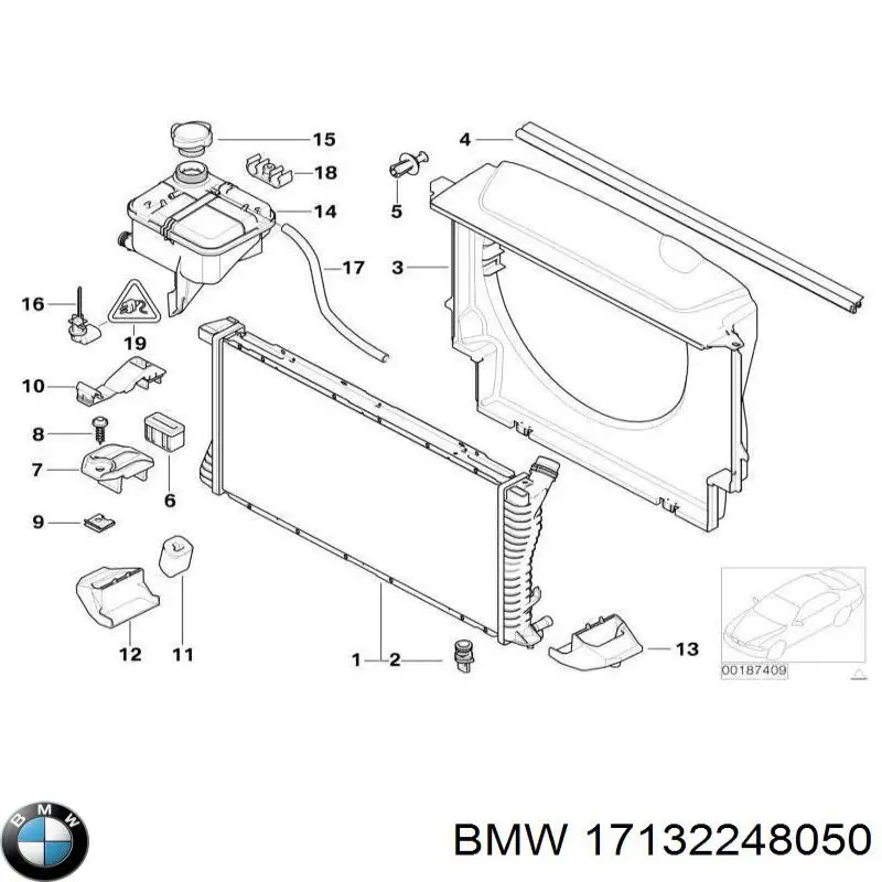 Бачок розширювальний BMW 2247033