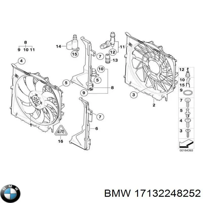 Кріплення глушника заднє BMW 17132248252 ціна, від 11.53 USD