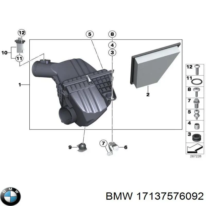  BMW 17137576092 ціна, від 5.70 USD