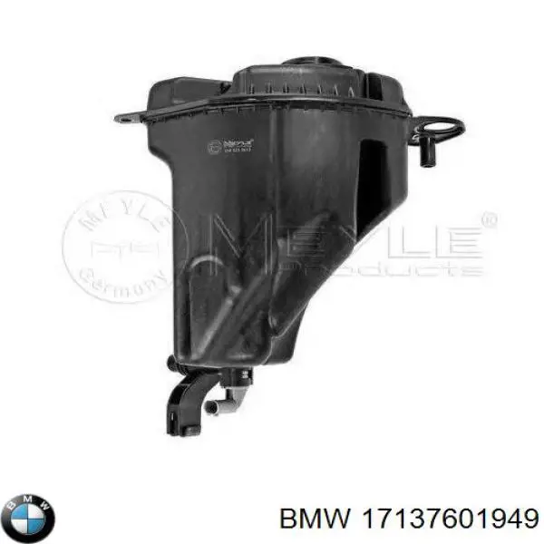 Бачок системи охолодження двигуна розширювальний BMW 17137601949 ціна, від 15.47 USD