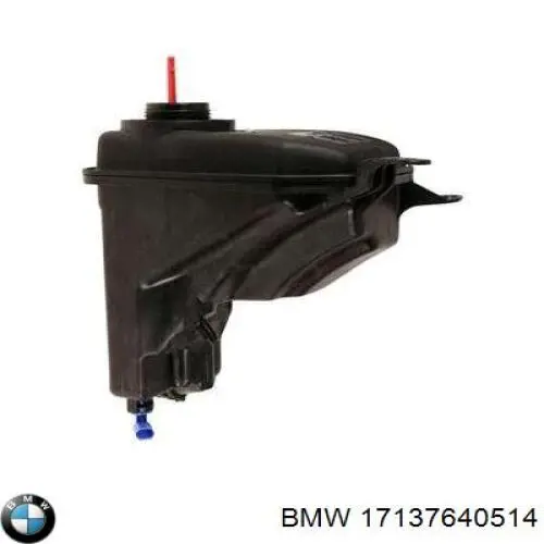 Бачок системи охолодження двигуна розширювальний BMW 17137640514 ціна, від 38.01 USD