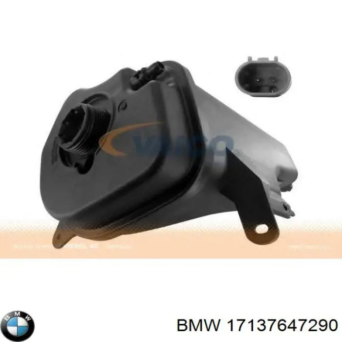 Бачок системи охолодження двигуна розширювальний BMW 17137647290 ціна, від 47.75 USD