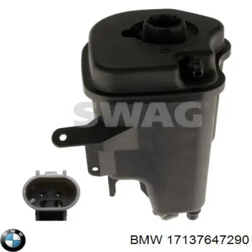 Купити 17137647290 BMW Водяний бачок системи охолодження