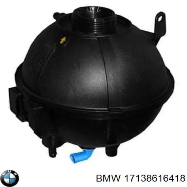 Бачок системи охолодження двигуна розширювальний BMW 17138616418 ціна, від 25.14 USD