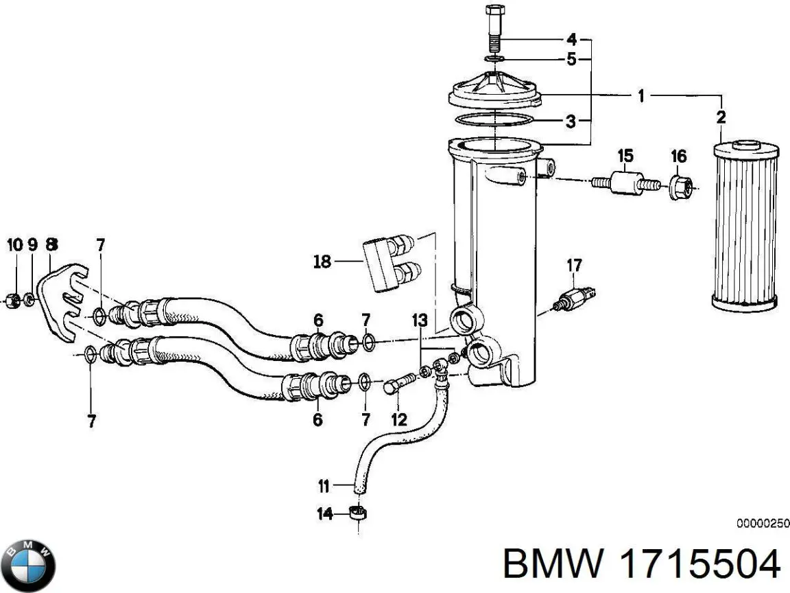 12619071448 BMW Датчик показника тиску масла