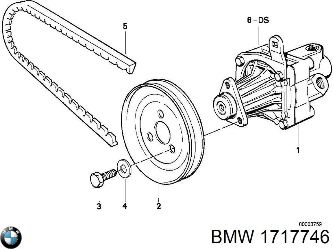 Шків насоса ГПК BMW 1717746 ціна, від 5.00 USD