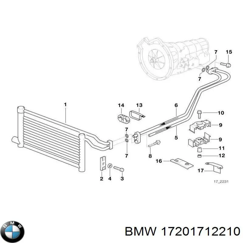 Купити 17201712210 BMW 