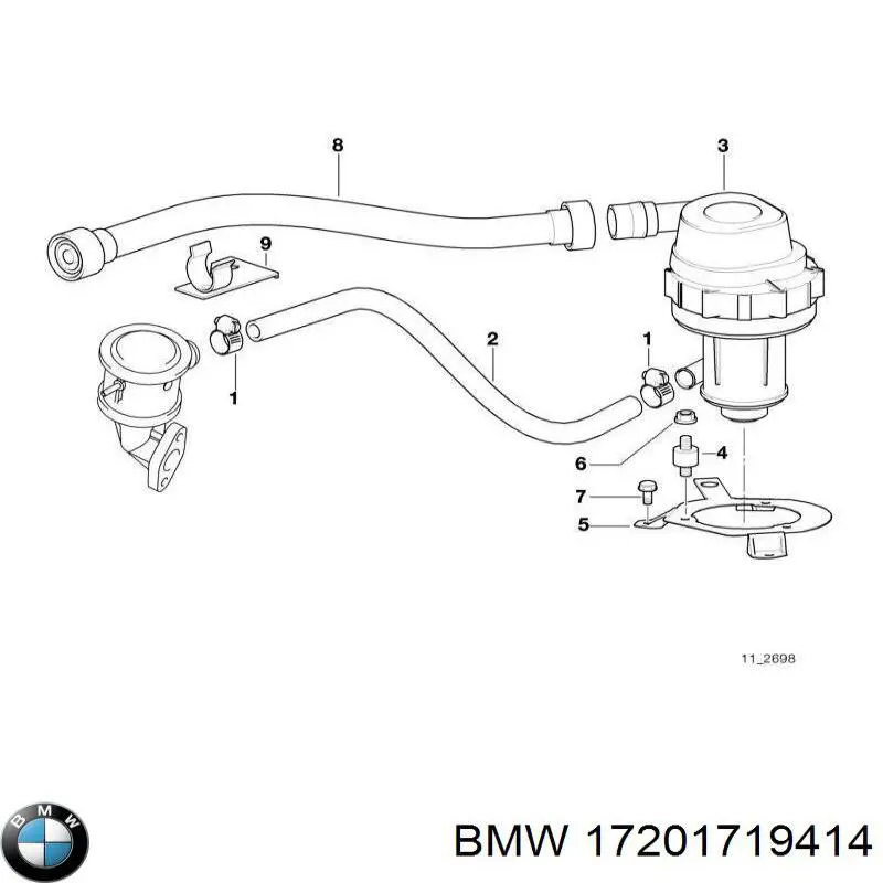  BMW 17201719414 ціна, від 6.64 USD