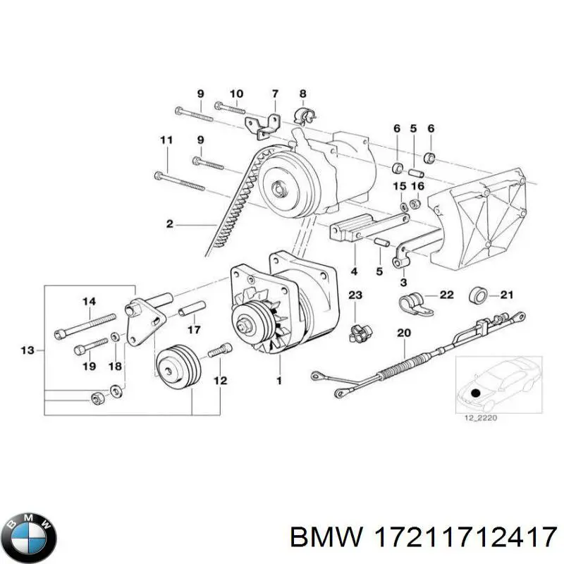 17211712417 BMW 