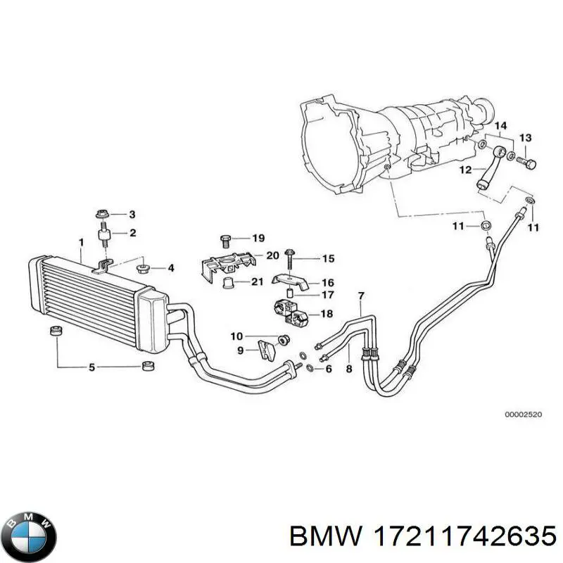 Купити 17211742635 BMW 