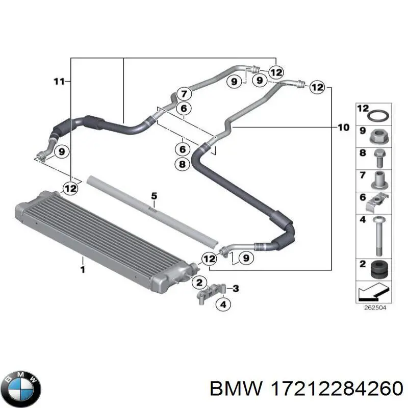 2284260 BMW Радіатор масляний