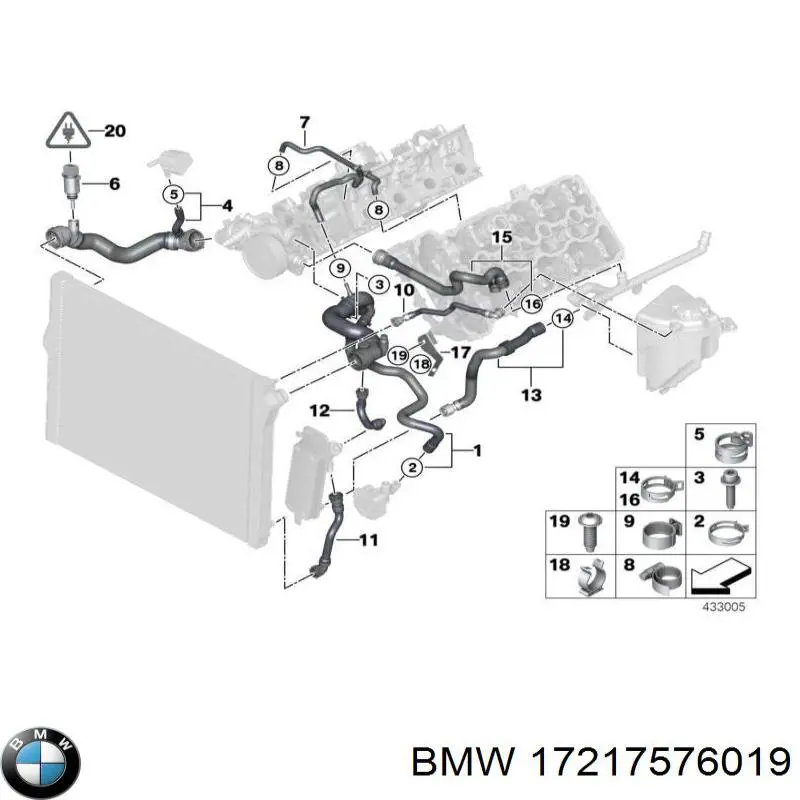 17217576019 BMW 