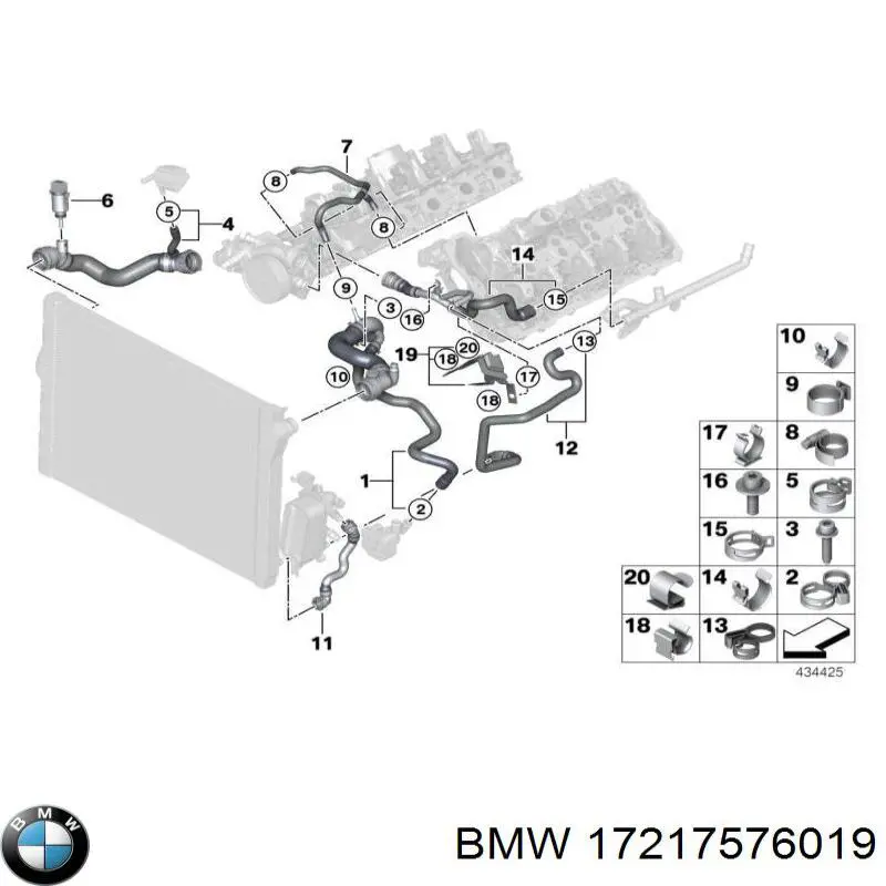  BMW 17217576019 ціна, від 8.87 USD