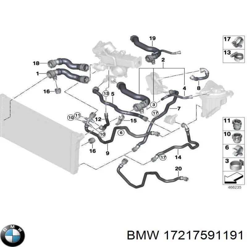 BMW 17217591191 ціна, від 5.07 USD