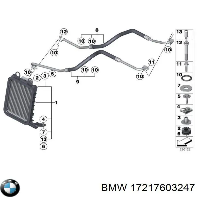  BMW 17217603247 ціна, від 53.12 USD