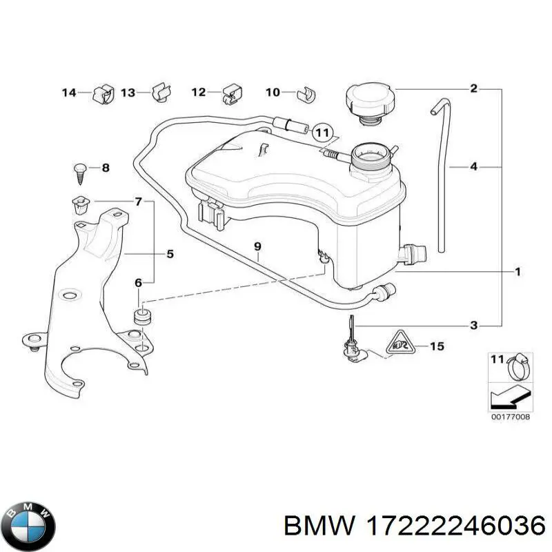Помпа охолодження BMW 17222246036 ціна, від 42.42 USD