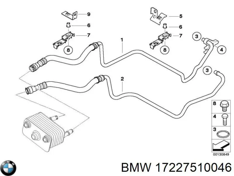  BMW 17227510046 ціна, від 107.69 USD