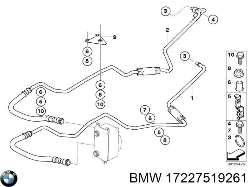 Купити 17227519261 BMW 