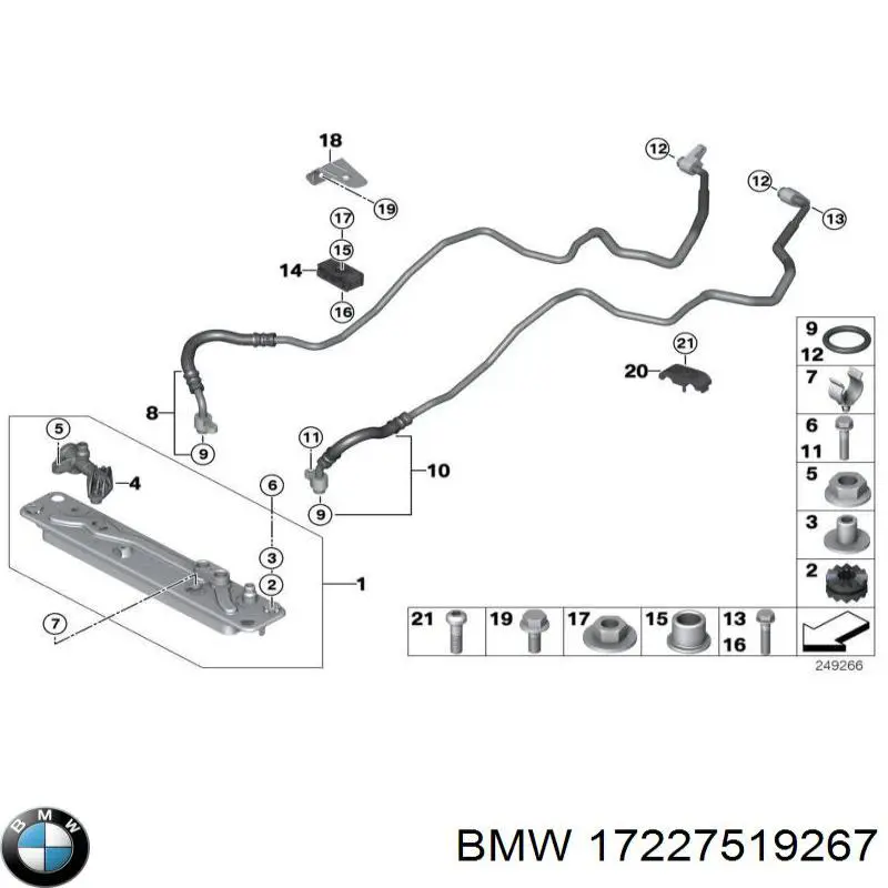 17227519267 BMW Мастилопроводи