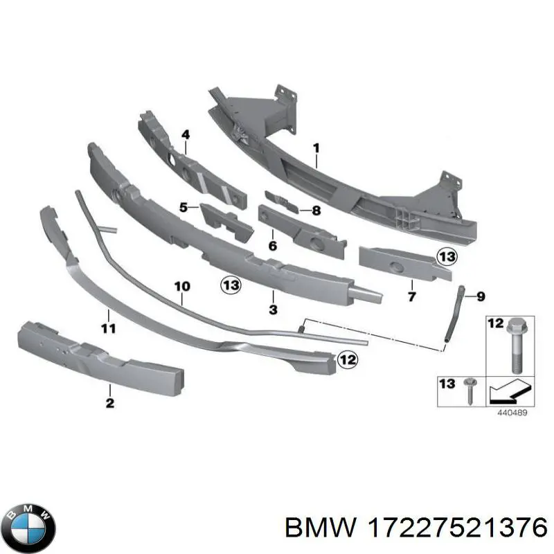Купити 17227521376 BMW Радіатор масляний