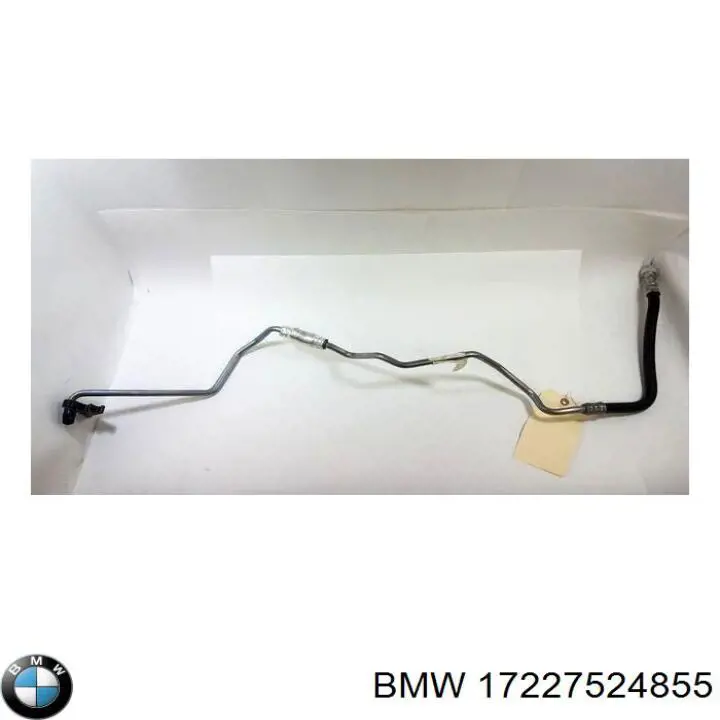 Зворотка масляного радіатора, низького тиску BMW 17227524855 ціна, від 18.33 USD
