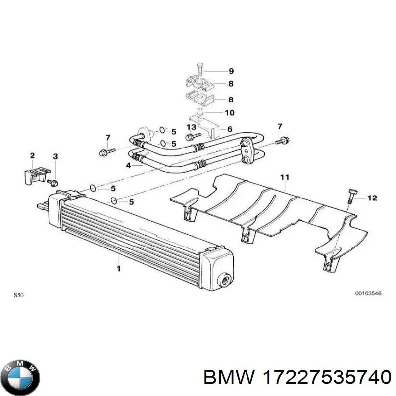  BMW 17227535740 ціна, від 25.33 USD