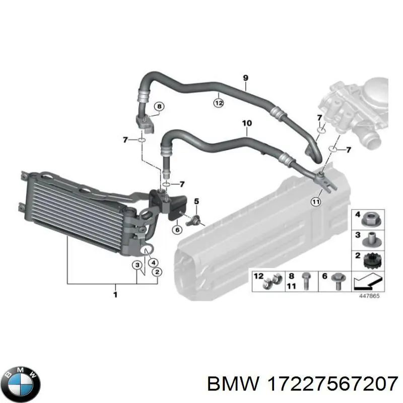  BMW 17227567207 ціна, від 113.26 USD