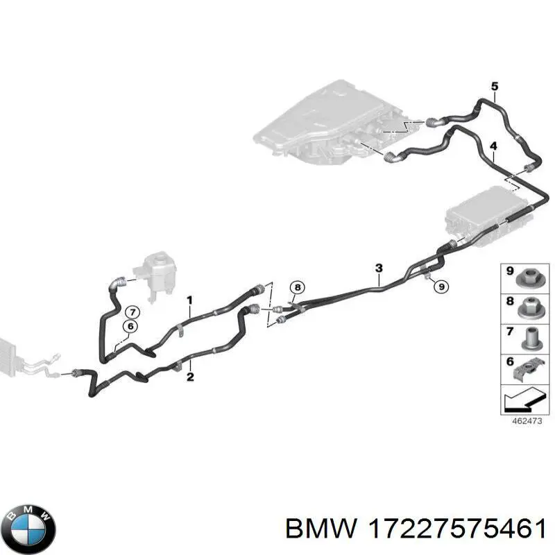  BMW 17227575461 ціна, від 2.28 USD