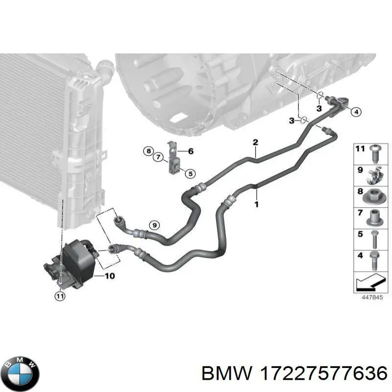  BMW 17227577636 ціна, від 189.84 USD