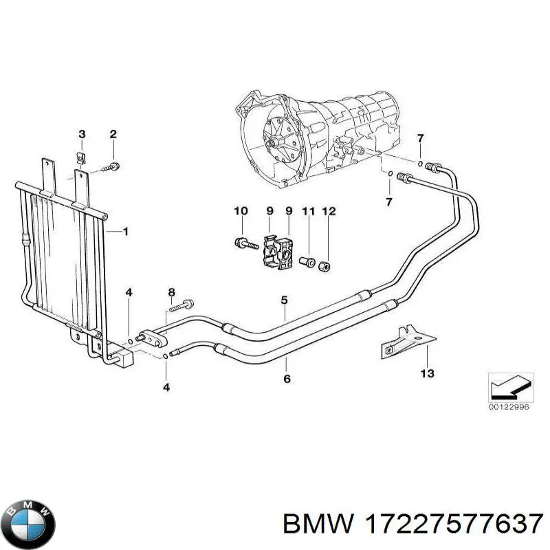  BMW 17227577637 ціна, від 38.01 USD