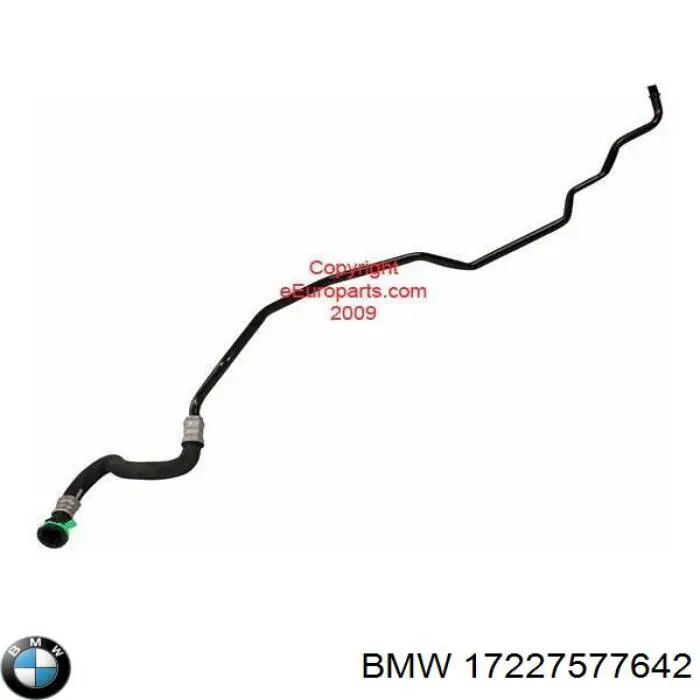 17227577642 BMW Трубка/шланг охолодження АКПП, обратка
