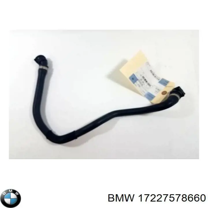 17227578660 BMW Трубка низького тиску зворотки масляного радіатора