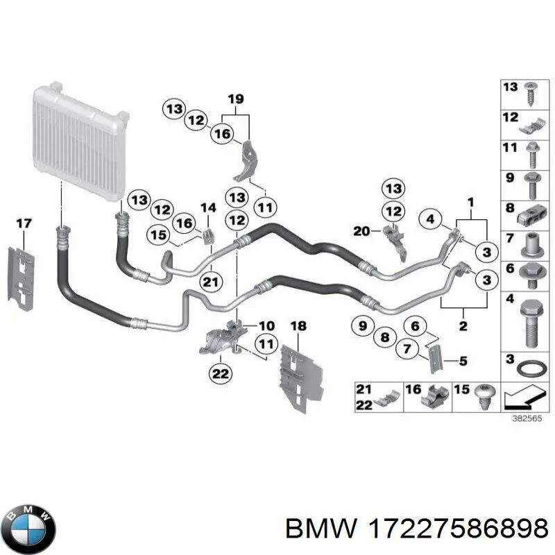  BMW 17227586898 ціна, від 3.80 USD