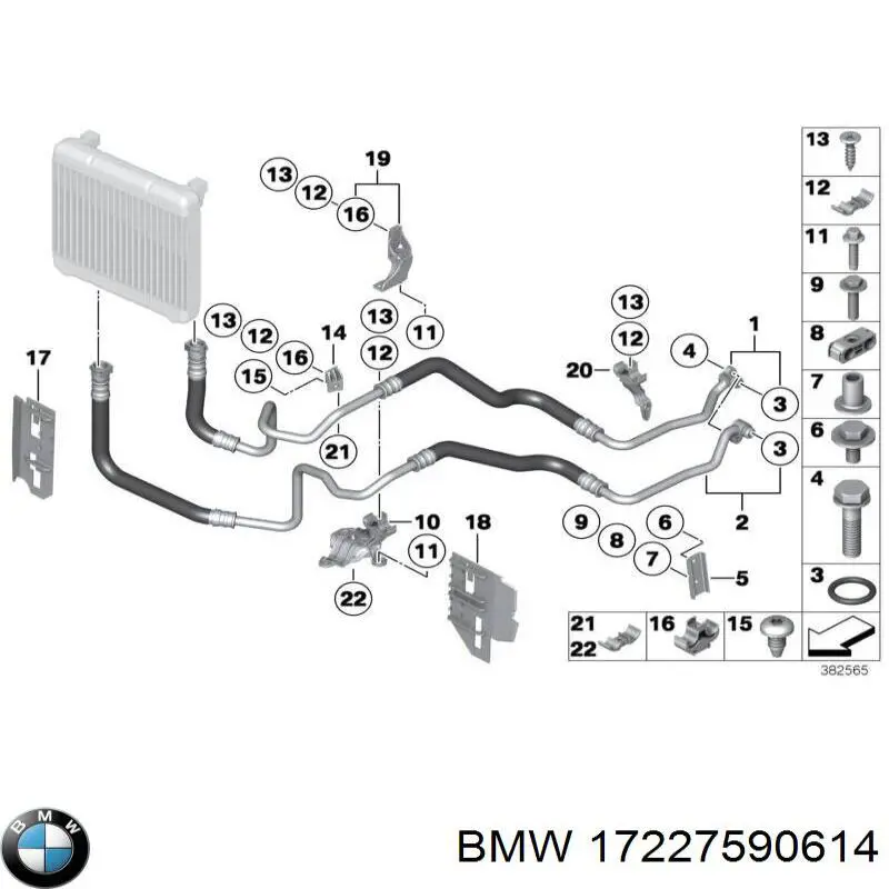 Купити 17227590614 BMW 