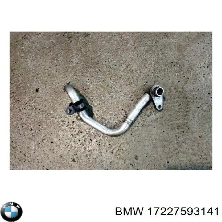 Купити 17227593142 BMW Трубка/шланг масляного радіатора, від блока до радіатора