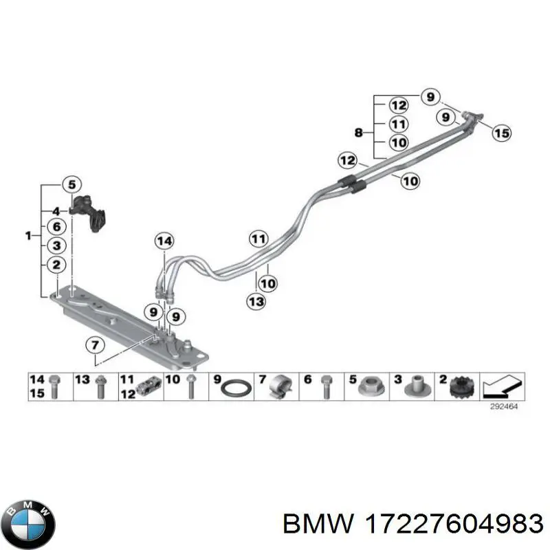  BMW 17227604983 ціна, від 112.50 USD