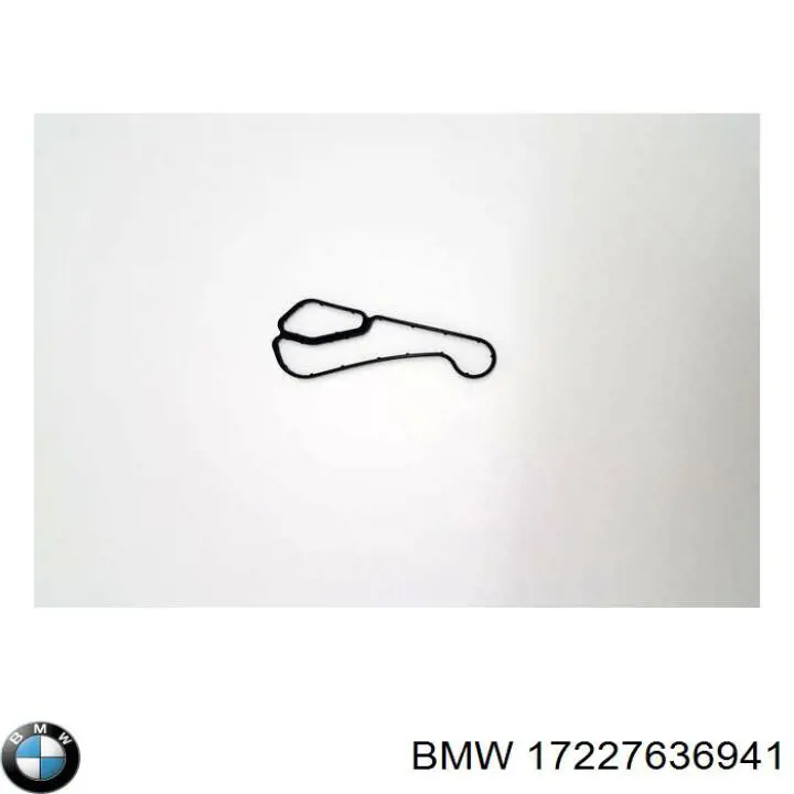 17227636941 BMW Трубка низького тиску зворотки масляного радіатора