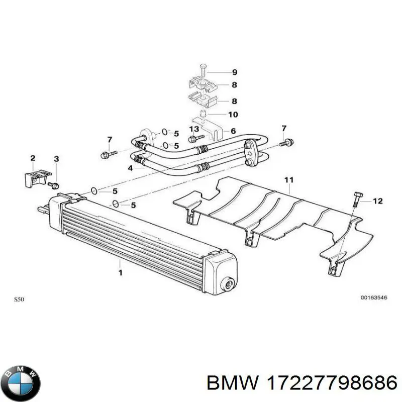  BMW 17227798686 ціна, від 2.43 USD