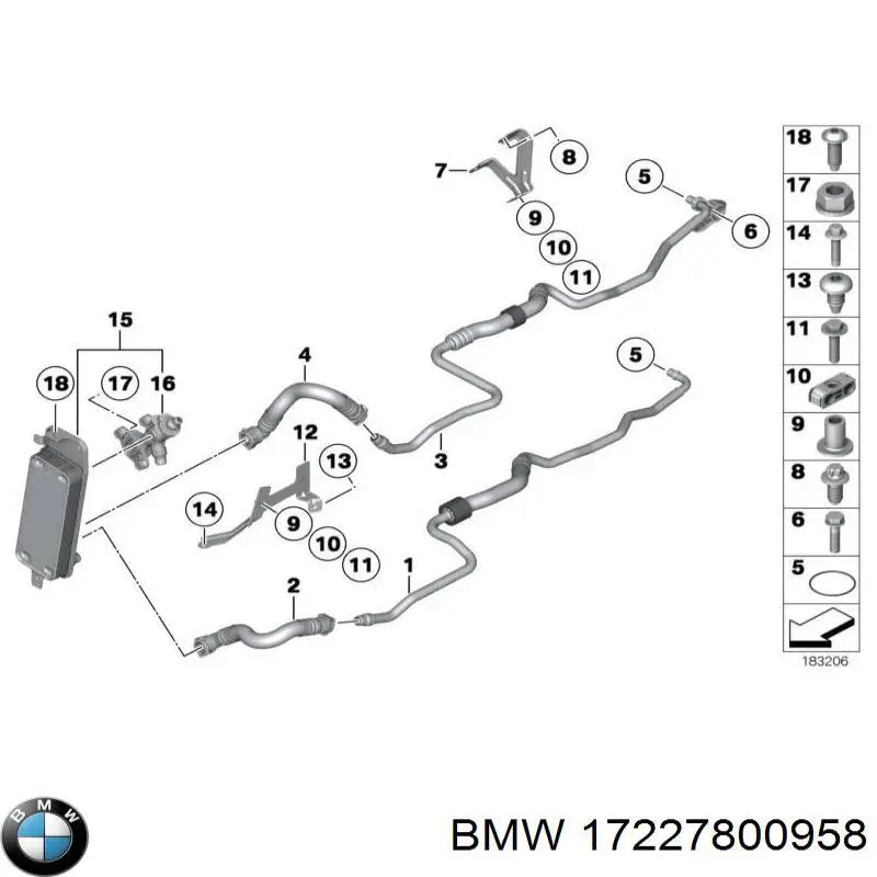 Купити 17227800958 BMW Прокладка кришки горловини, маслозаливної