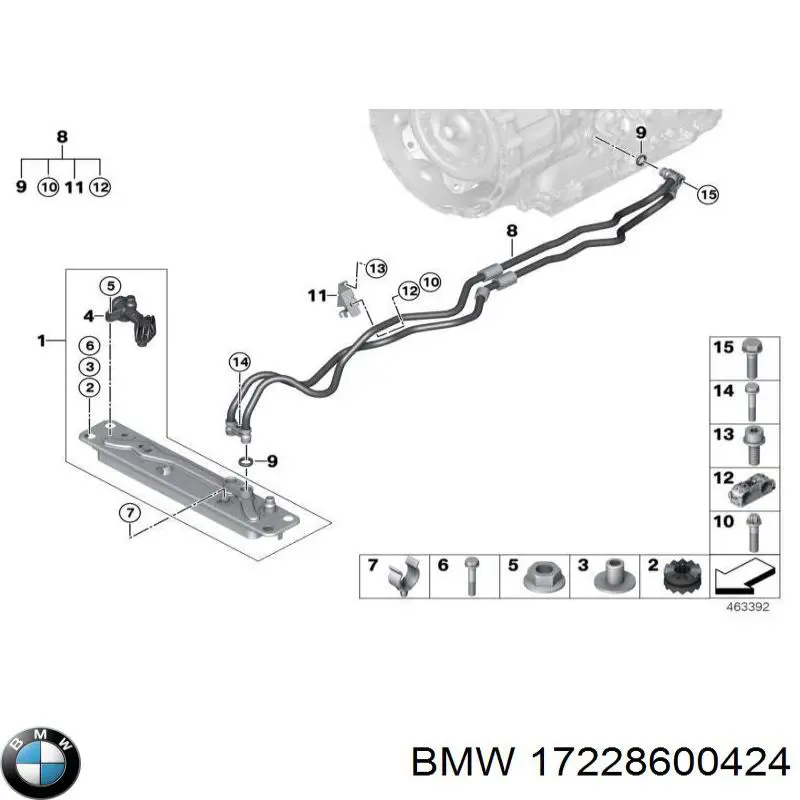  BMW 17228600424 ціна, від 102.22 USD