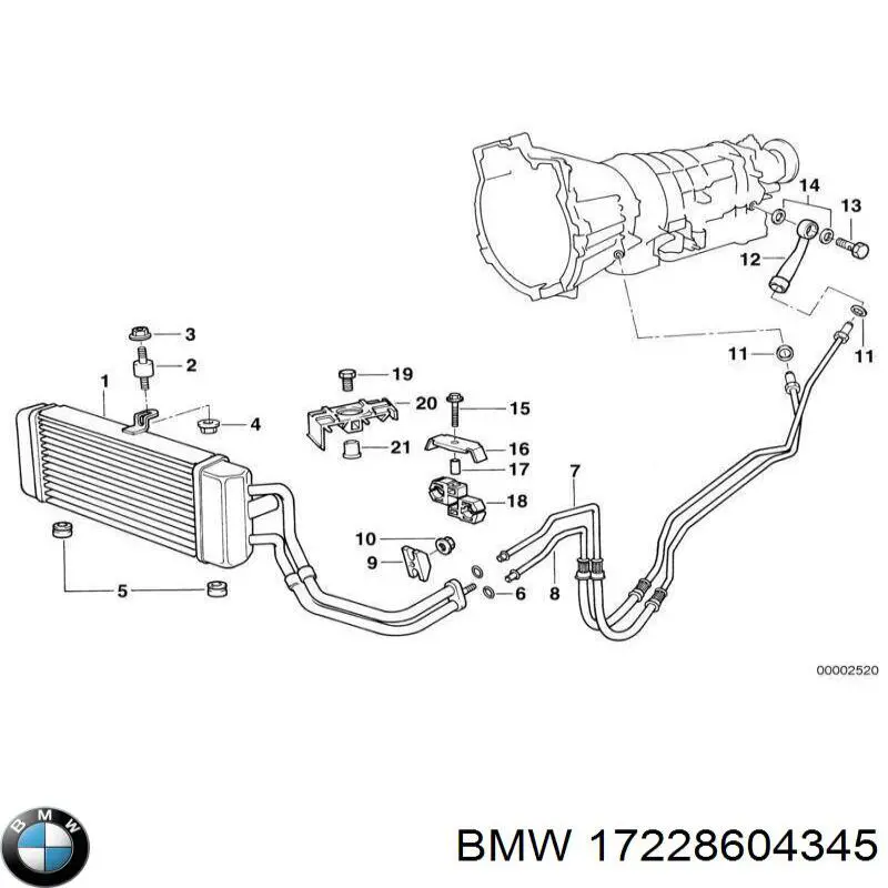 Купити 17228604345 BMW 
