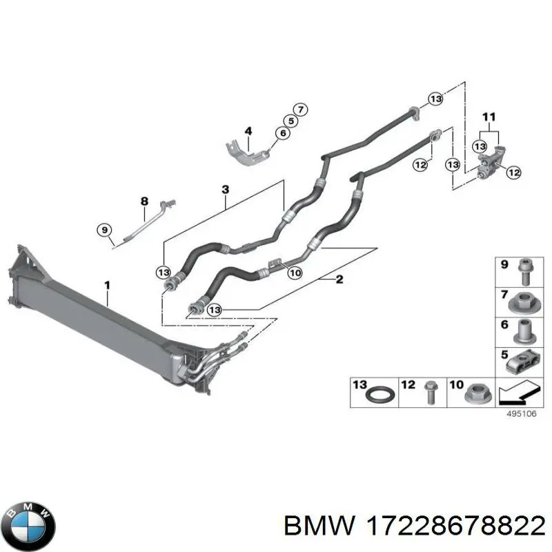 8678822 BMW Термостат системи охолодження масла АКПП