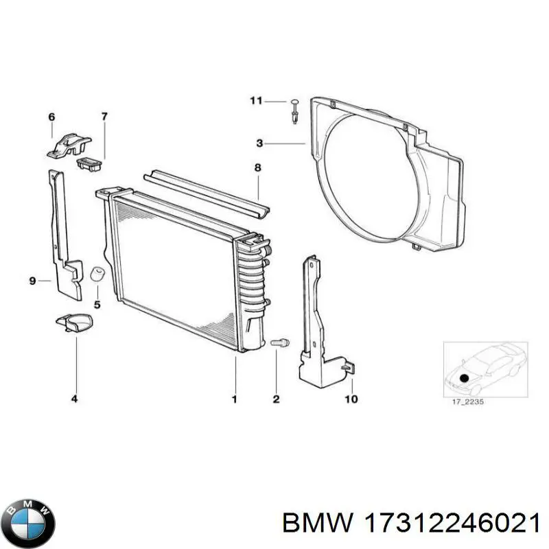 17312246021 BMW 