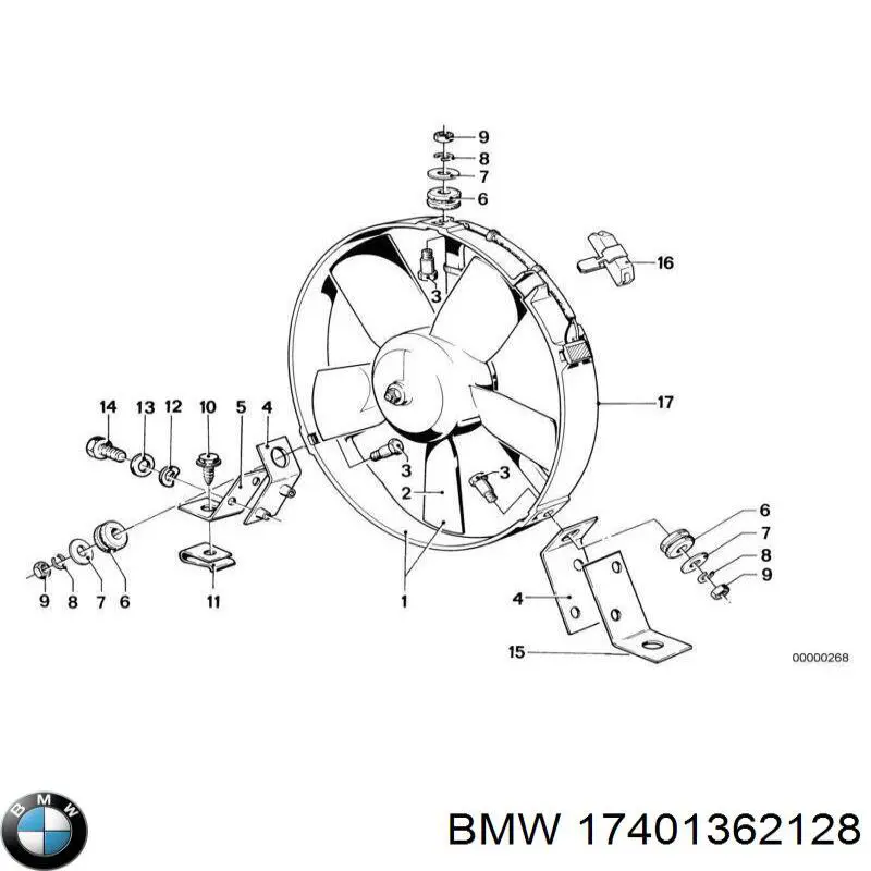 Купити 17401362128 BMW 