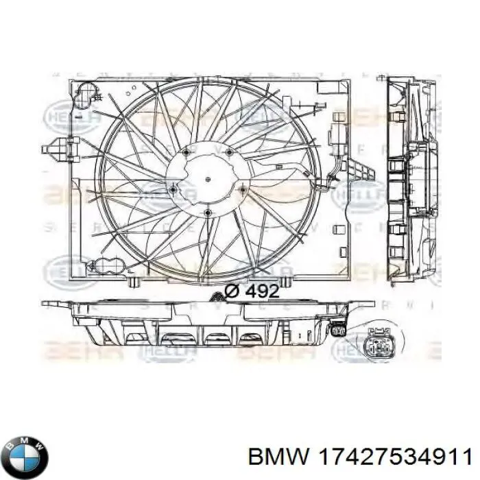Купити 17427534911 BMW 