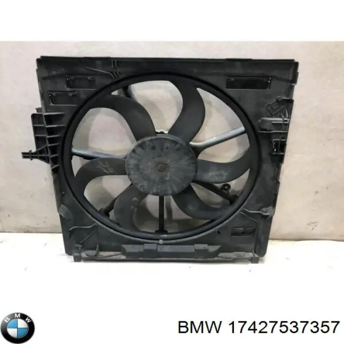 Купити 17427537357 BMW Дифузор радіатора охолодження, в зборі з двигуном і крильчаткою
